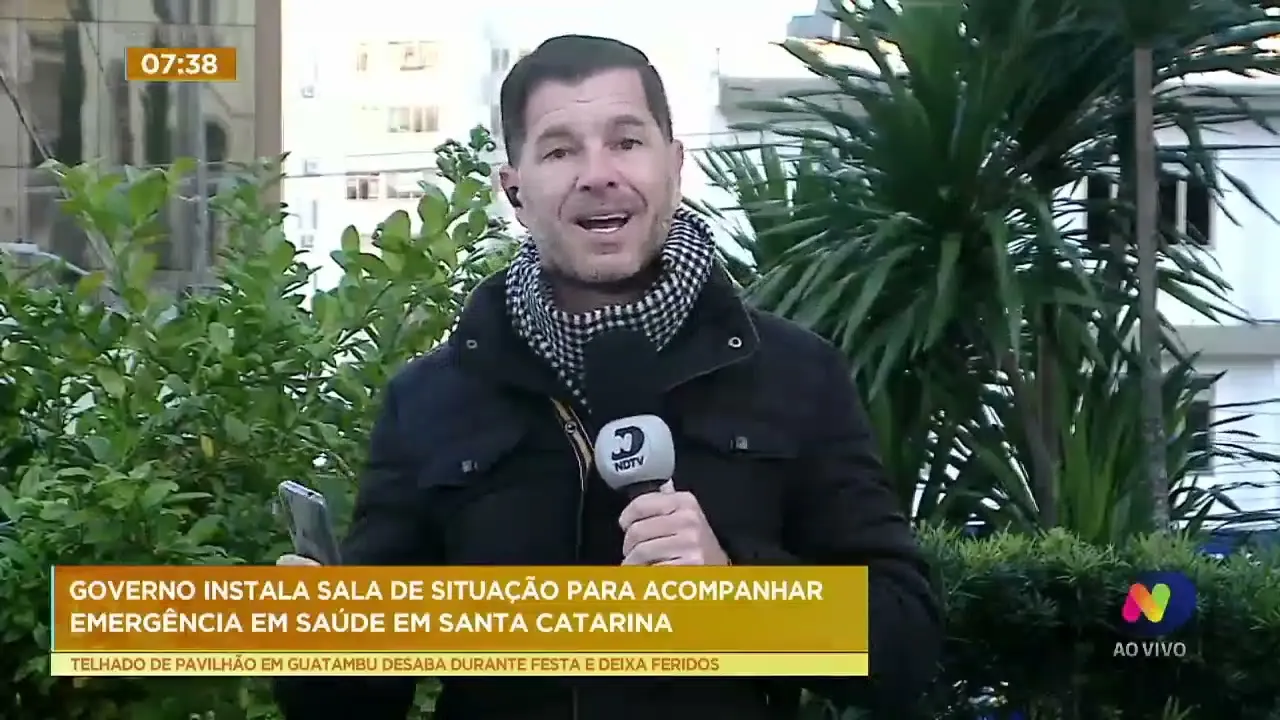 Governo instala sala de situação para acompanhar emergência em saúde em Santa Catarina