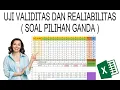 Download Lagu CARA CEPAT UJI VALIDITAS DAN RELIABILITAS SOAL PILIHAN GANDA PADA EXCEL