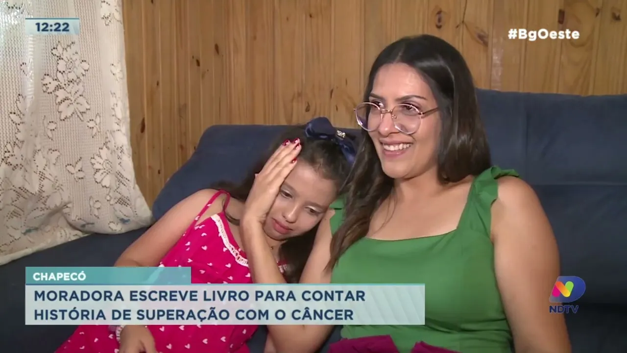 Moradora de Chapecó escreve livro para contar história de superação com o câncer