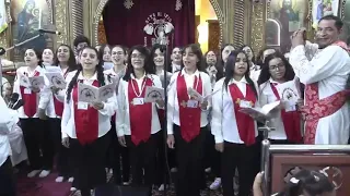 ترنيمة يا شفيعة التقايل من عرض كورال كنيسة الأنبا أنطونيوس بالسويس في نهضة العذراء مريم           دندنها