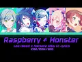[GAME SIZE] Raspberry＊Monster (Leo/Need + Hatsune Miku) × Color coded lyrics - KAN/ROM/ENG
