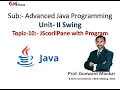 Topic-10 with Program Advanced Programming Unit-II