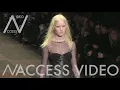 Cara Delevingne and fellow Models on the runway for Yves Saint Laurent's fashion show