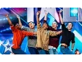 Download Lagu Golden buzzer act Boyband are back-flipping AMAZING! | Audition Week 2 | Britain's Got Talent 2015