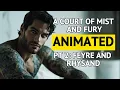 Download Lagu A Court of Mist and Fury Animated Recap part 2 | Feyre \u0026 Rhysand...
