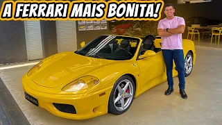 Ferrari 360 Spider 2003 - Um belíssimo conversível com câmbio de Fórmula 1