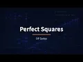 Perfect Squares Dynamic Programming