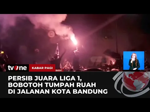Bobotoh Rayakan Kemenangan Persib dan jadi Juara Liga 1