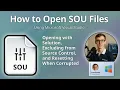 How to Open SOU Files Visual Studio Solution User Options