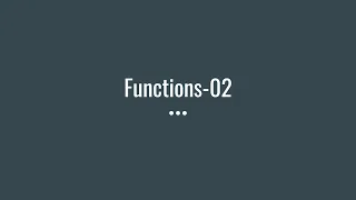 Introduction to Programming Using Python 17 Functions-2