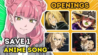 🔥 SAVE ONE ANIME OPENING! [NEW & OLD MIX] 🎵 | ANIME QUIZ