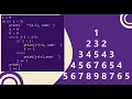 28 Number Pattern without any pre-defined method using while loop in Python