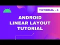 Android Linear Layout In Hindi Linear Layout Tutorial In Hindi What is Weight in LinearLayout