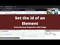 Set the id of an Element Basic CSS freeCodeCamp tutorial