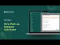 How to View Parts as Separate Line Items in RepairDesk