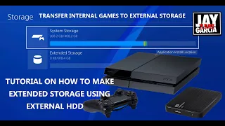 Download TUT ON HOW TO MAKE EXTENDED STORAGE ON PS4 TRANSFER ALL GAMES IN SYSTEM STORAGE TO EXTENDED STORAGE MP3