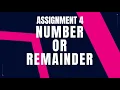 Number or Remainder Assignment 4 Python coding tips tricks Nxtwave ccbp 4 0 telugu CCBP