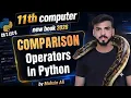 Comparison Operators in Python 11th class chapter 2 lec 8 Punjab board paper 2026
