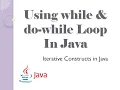 while do while Loop in Java Concepts ICSE Syllabus