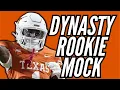2024 Dynasty Rookie Superflex Mock Draft