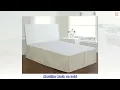 FRESH IDEAS Bedding Tailored Bedskirt Classic 14 Drop Length Pleated Styling Queen