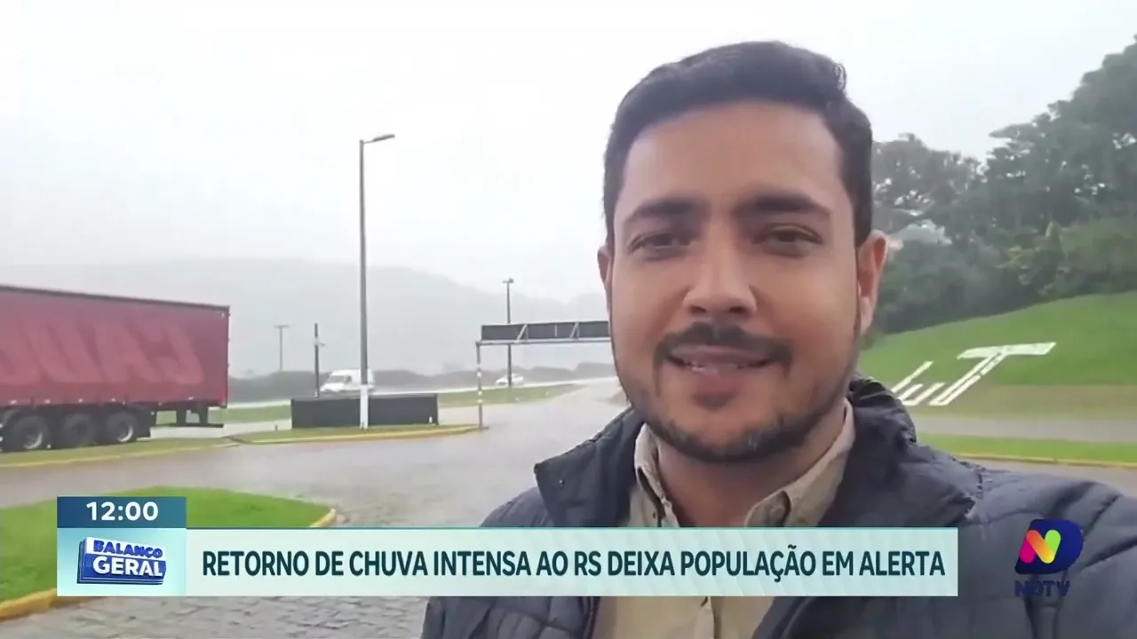 Alerta no Rio Grande do Sul: retorno da chuva intensa preocupa população