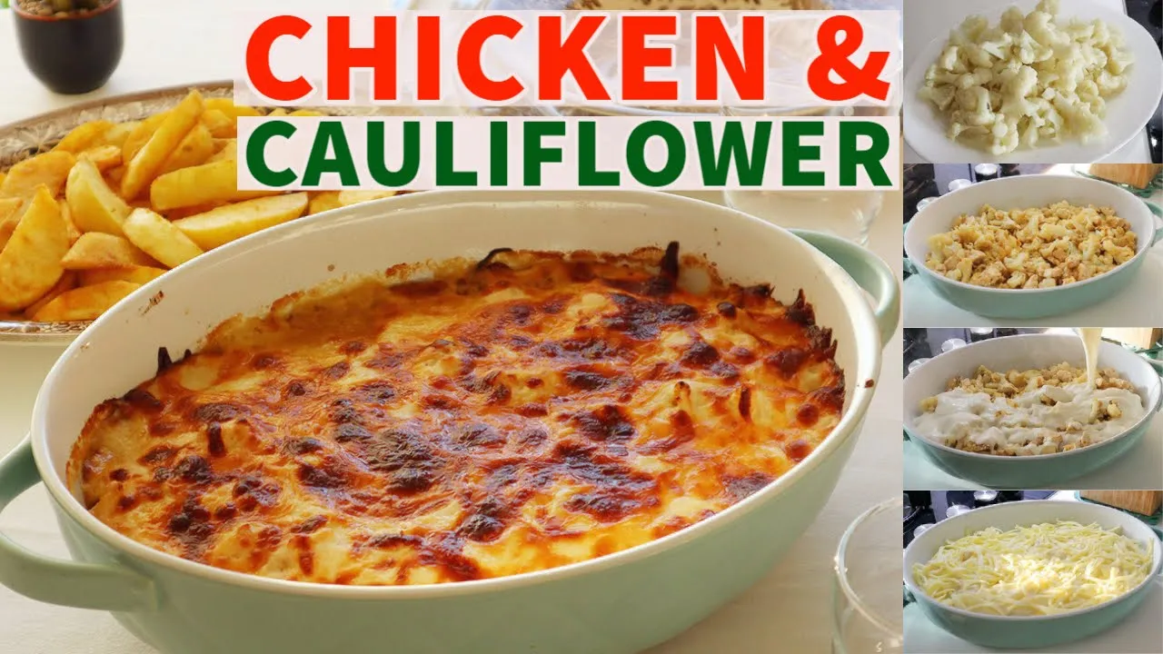 BEST WAY To Eat Chicken & Cauliflower With Easy Potato Wedges