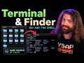 Terminal and Finder files on the terminal - Bash Scripting Course pt2