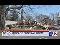 Historic East Greenwich funeral home being demolished