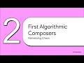 Algorithmic Music Composing Techniques