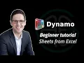 tutorial for beginners Creating Sheets from Excel