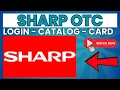 Sharp OTC Login Card Catalog