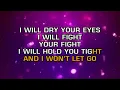 Rascal Flatts - I Won't Let Go (Karaoke)