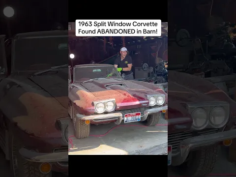 1963 Split Window Corvette Found ABANDONED in Barn!