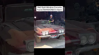 1963 Split Window Corvette Found ABANDONED in Barn!