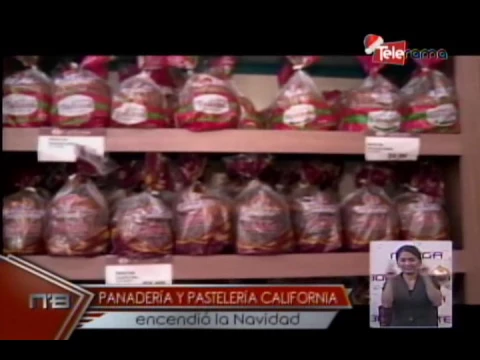 Panadería y pastelería California encendió la Navidad