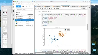 L3 4 Perceptron in Python using NumPy and PyTorch