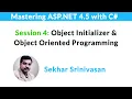 Object Initializer and Introduction to Object Oriented Programming