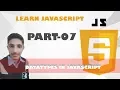 07 - Datatypes in Javascript JavaScript tutorials for beginners in Yazdan Haider