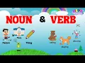 Nouns and Verbs for kids English Grammar for kids parts of speech Kiddoz World TV