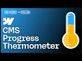 Create dynamic custom fundraising progress thermometer in Webflow