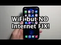 iPhone Connected to WiFi But No Internet - Solutions