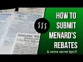 How to Submit Menard s Rebates Menard s Rebate Tips Saving Money Tips Menard s 11