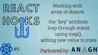React Hooks Tutorial Array Of Objects Key Attribute Map Adding New Value To State