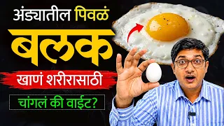 रोज अंड्याचा पिवळा भाग खाल्ल्यास शरीरात काय होते? डॉक्टरांनी सांगितलेले सत्य!