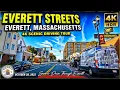 Everett Streets Everett Massachusetts 4K Scenic Driving Tour - 22