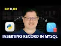 How to INSERT data in MySQL Table using Python Super Simple Method