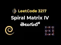 Leetcode 2326 Spiral Matrix IV Python