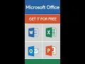 Download Lagu How to get Microsoft Office for free today!!