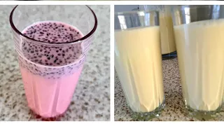 Download 2 recipes in 1 Banana lasi and basil seeds drink / tukmaria drink iftar special MP3